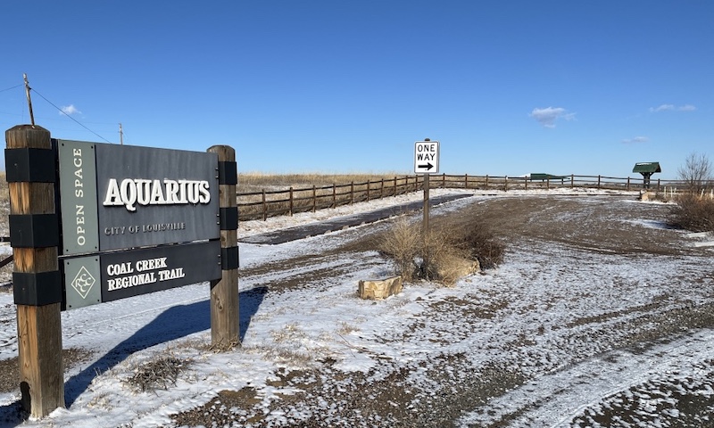 Coal Creek Trail, Aquarius Trailhead, Louisville, Colorado (December 2025)