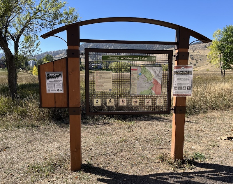 Wonderland Lake Trail, Boulder, Colorado (October 2024)