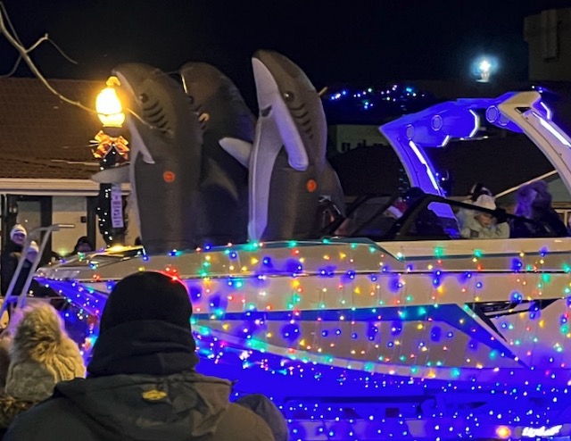 Parade of Lights in Louisville Colorado 2022