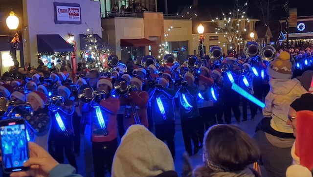 Parade of Lights in Louisville Colorado 2022
