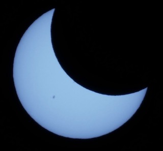 10月14日の金環日食（部分日食）コロラド州