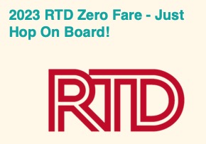 RTD Zero fare ボルダーのバス・電車無料