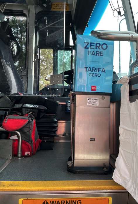 RTD Zero fare ボルダーのバス・電車無料