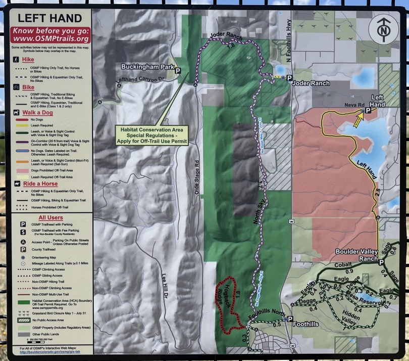 Left Hand Trailhead, Boulder, Colorado
