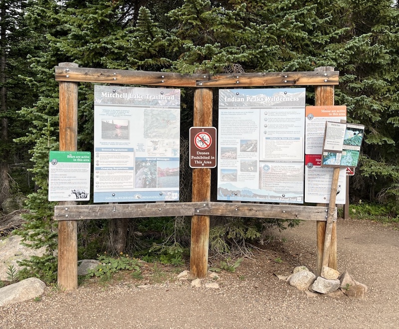 Mitchell Lake, Blue Lake, Brainard Lake, Ward, Colorado