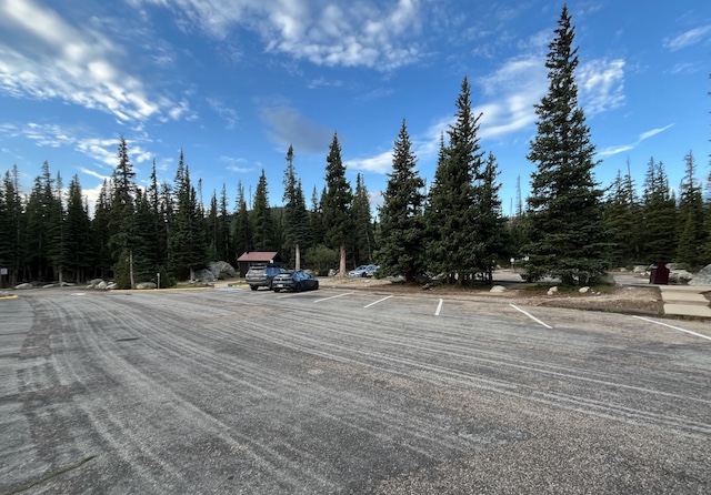 Parking Long Lake, コロラド州