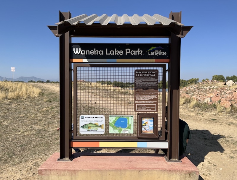 Lafayette市 Waneka Lake Park コロラド州