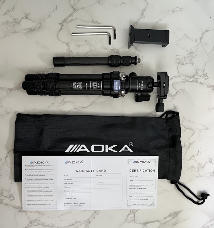 AOKA Mini Carbon Fiber Tripod
