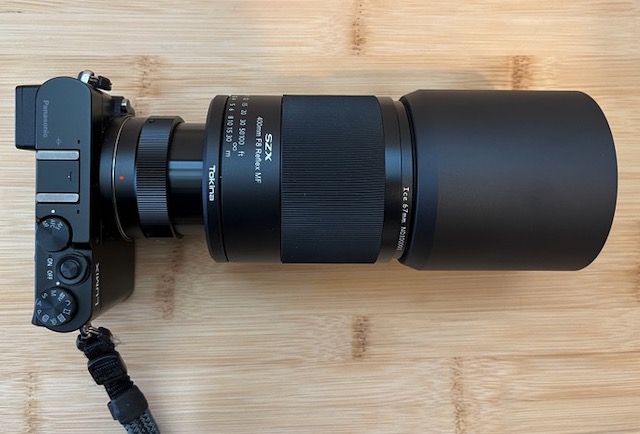 Tokina SZX 400mm F8 MFT マイクロフォーサーズレンズ