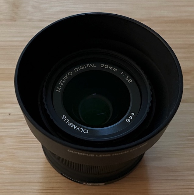 M.Zuiko Digital 25mm F1.8 MFT レンズ